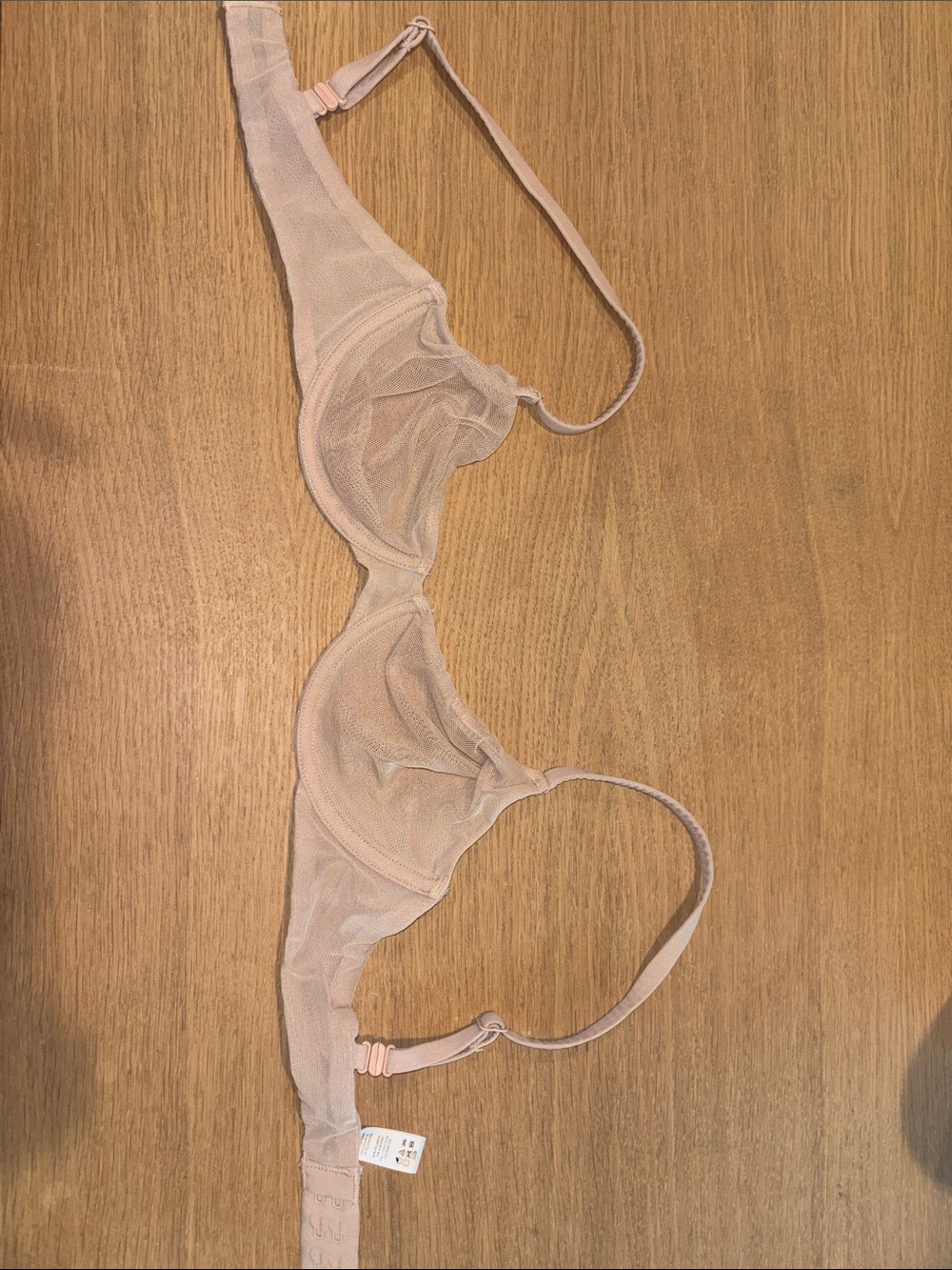 Skims Sheer Underwire Bra in Light Blush - Women Intimates